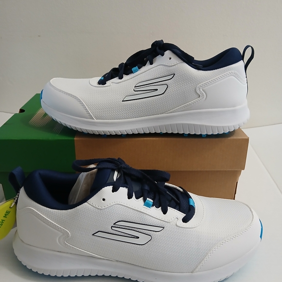Skechers Men's GoGolf Max Fairway 4 White Color water repellent Golf Shoe SZ 9.5
